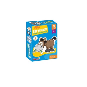 Set puzzle 6 animale, Flippy, animalele de la ferma Set puzzle 6 animale, Flippy, animalele de la ferma