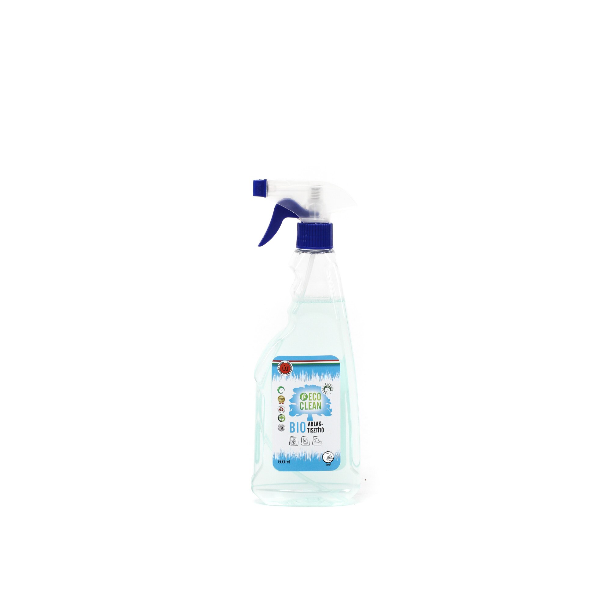 Solutie pentru geamuri Claritas EcoClean Bio, 500ml, Lime