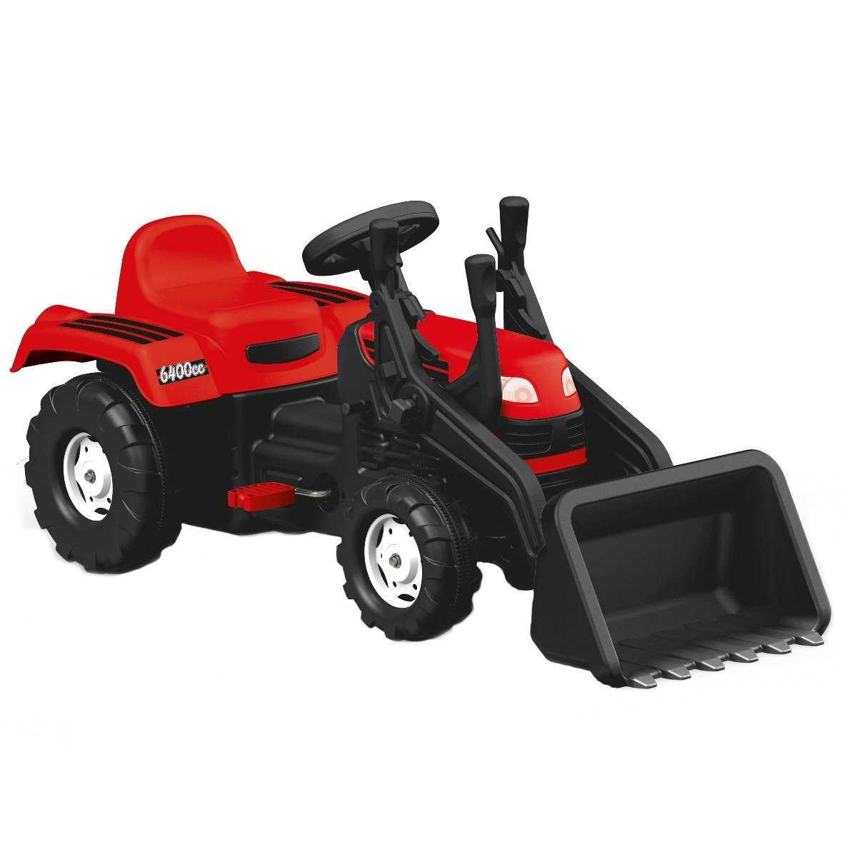 Tractor cu pedale Dolu - Ranchero, cu excavator, 52 x 110 x 45 cm