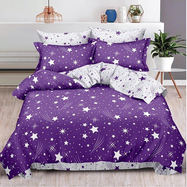 Lenjerie de pat, Pucioasa, Bumbac Finet, 6 piese, 2 Persoane, 121-P, 240 x 250cm