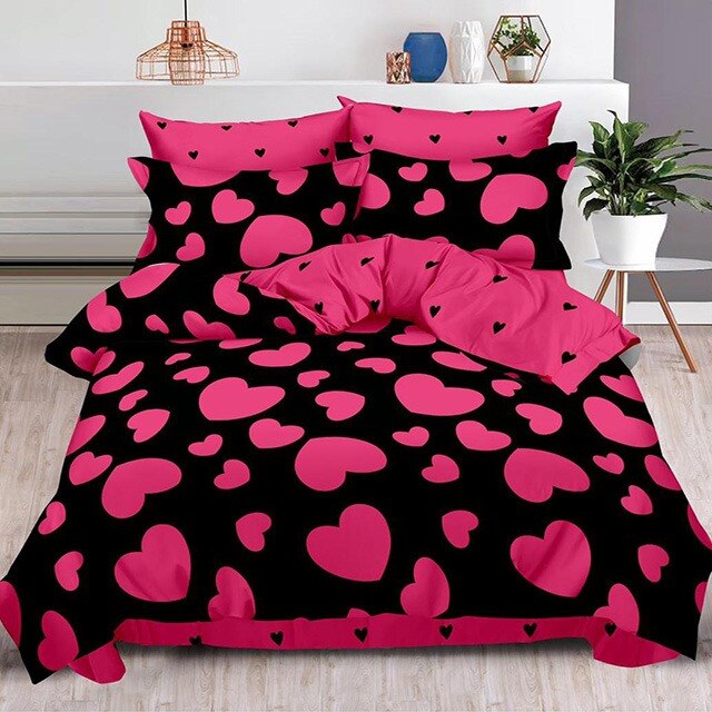 Lenjerie de pat, Pucioasa, Bumbac Finet, 6 piese, 2 Persoane, 112-P, 240 x 250cm