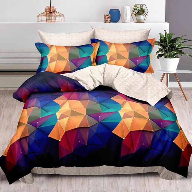 Lenjerie de pat, Pucioasa, Bumbac Finet, 6 piese, 2 Persoane, 103-P, 240 x 250cm