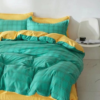 Lenjerie de pat, Pucioasa, Bumbac Satinat, 4 piese, 2 Persoane, 2716-P, 200 x 230cm Lenjerie de pat, Pucioasa, Bumbac Satinat, 4 piese, 2 Persoane, 2716-P, 200 x 230cm