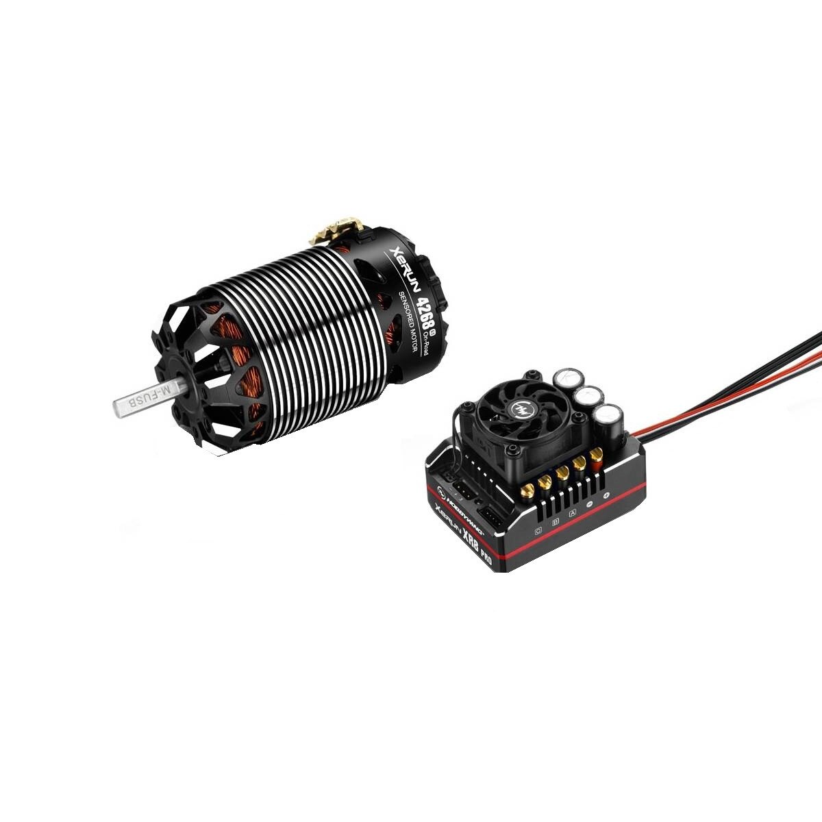 Kit de antrenare Hobbywing XR8 PRO G2 si XERUN 4268SD 2200KV G3