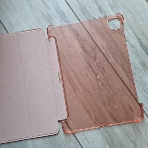 Husa Smart Cover compatibila cu Ipad Pro 11" 2018-2020-2021-2022, inchidere magnetica, functie wake-sleep, Roz Gold, TELGORBCS