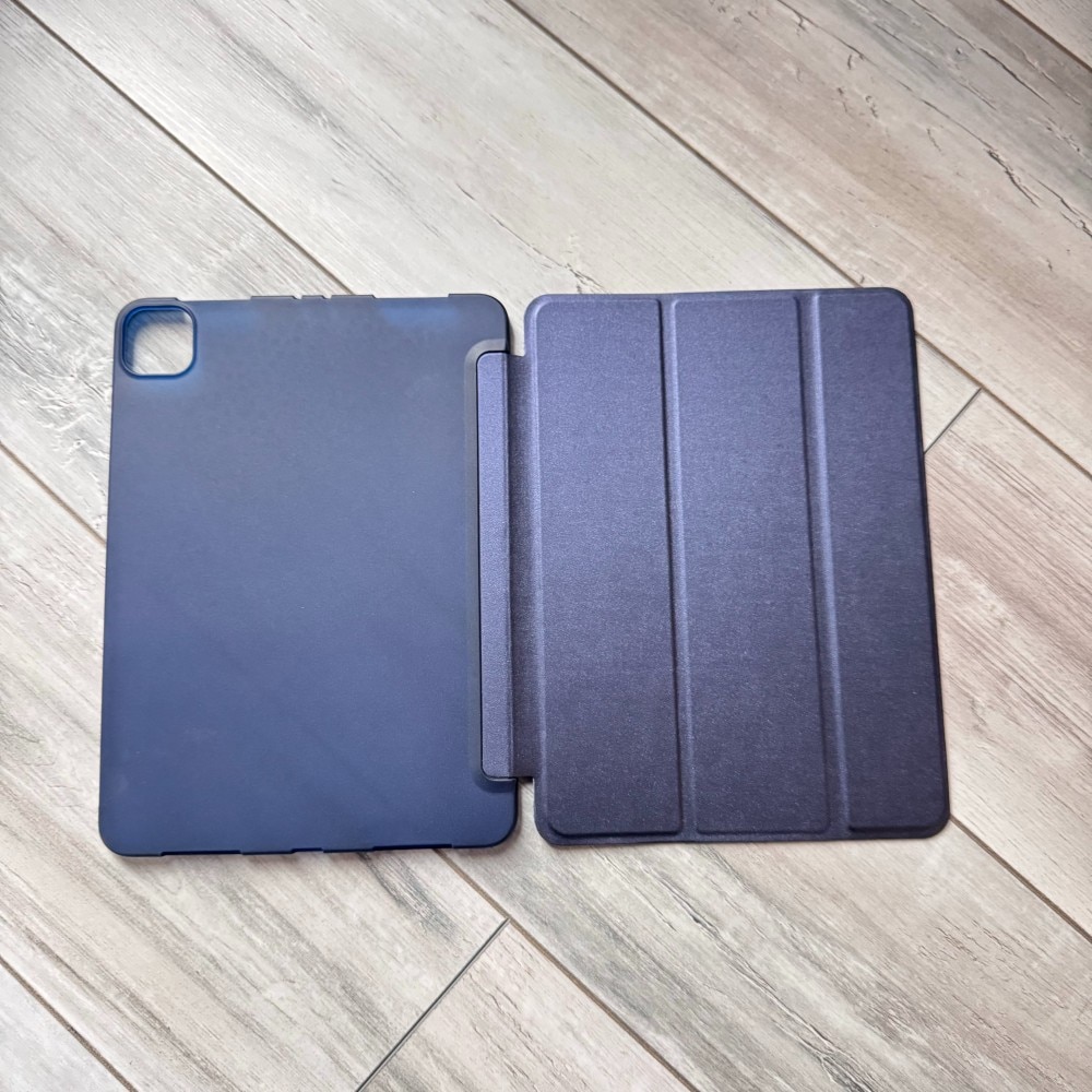 Husa Smart Cover compatibila cu Ipad Pro 11" 2018-2020-2021-2022, inchidere magnetica, functie wake-sleep, Albastru Navy, TELGORBCS