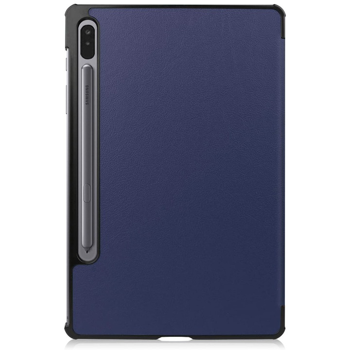 Husa tableta din piele pentru Samsung Galaxy Tab S7 FE / S7 Lite 12.4 inch T730 / T736 2021, Protectie Completa, Top Quality, Albastru