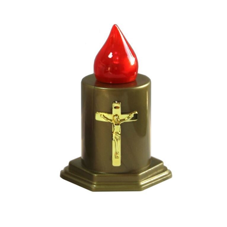 Candela electronica din plastic Aurie - 50 zile