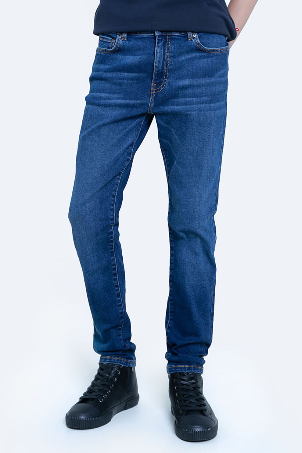 Big Star, Blugi cu 5 buzunare, Albastru inchis