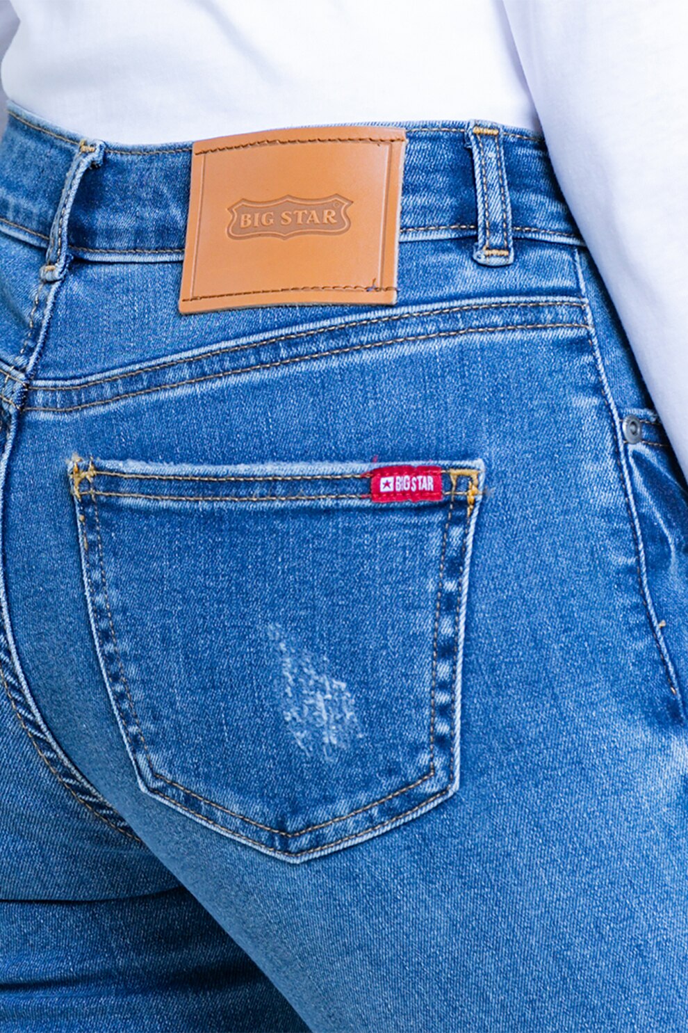 Big Star, Blugi slim fit, Albastru