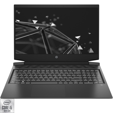Laptop HP Pavilion Gaming 16-a0076nq cu procesor Intel® Core™ i5-10300H, 16.1", Full HD, 144Hz, 16GB, 512GB SSD, Nvidia GeForce GTX 1650Ti 4GB, Free DOS, Shadow Black
