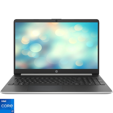 Laptop HP 15s-fq2009nq cu procesor Intel® Core™ i7-1165G7, 15.6", Full HD, 8GB, 256GB SSD, Intel® Iris® Xᵉ Graphics, Free DOS, Grey