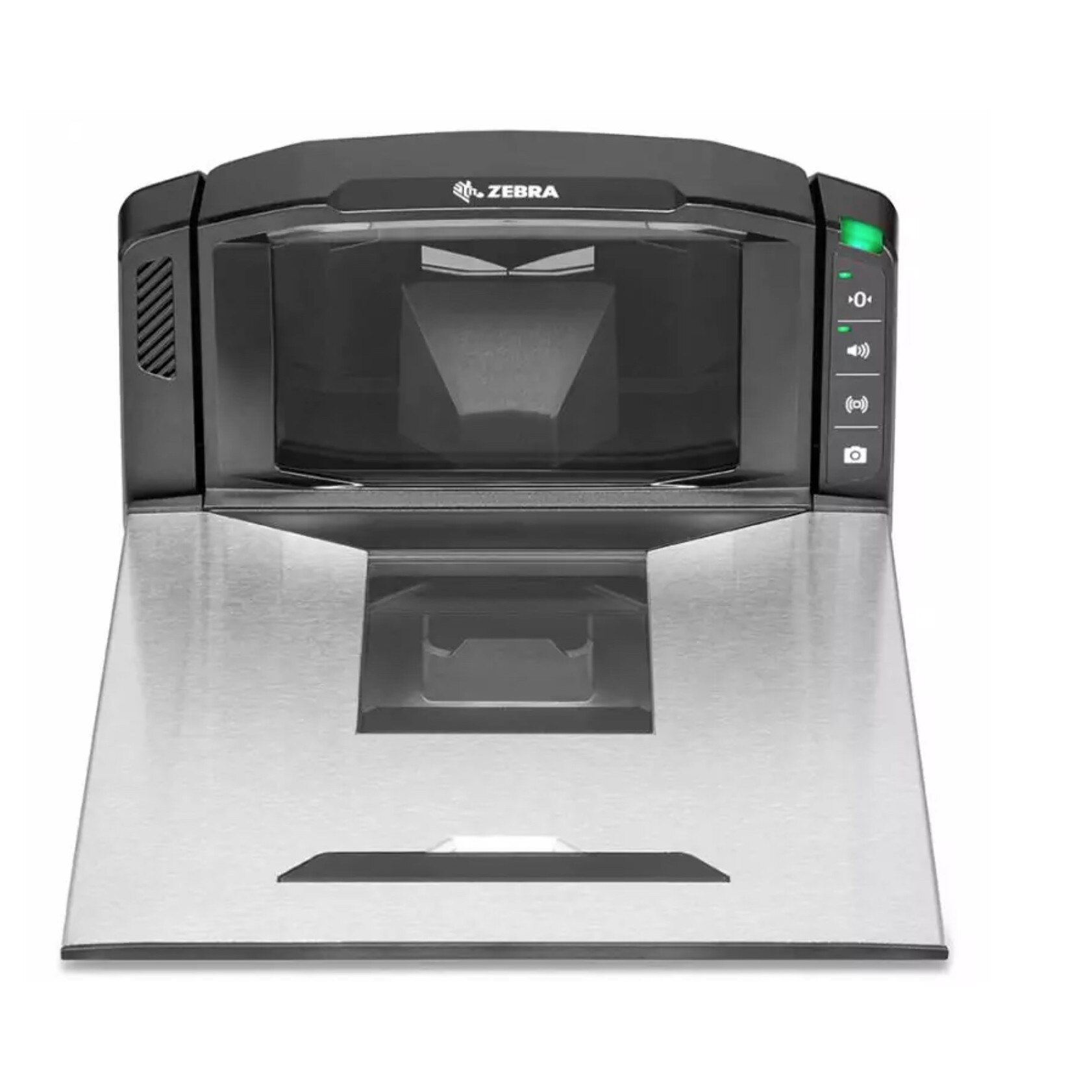 Cititor de coduri de bare Zebra MP7000, imager, 2D, multi-plane bioptic, marime medie, gri