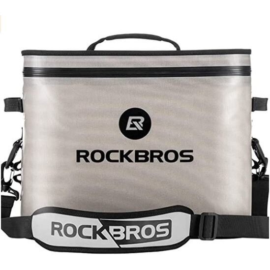 Cutie termo-izolanta impermeabila, Rockbros, BX001-1, Nylon/TPU, 20 l, Gri