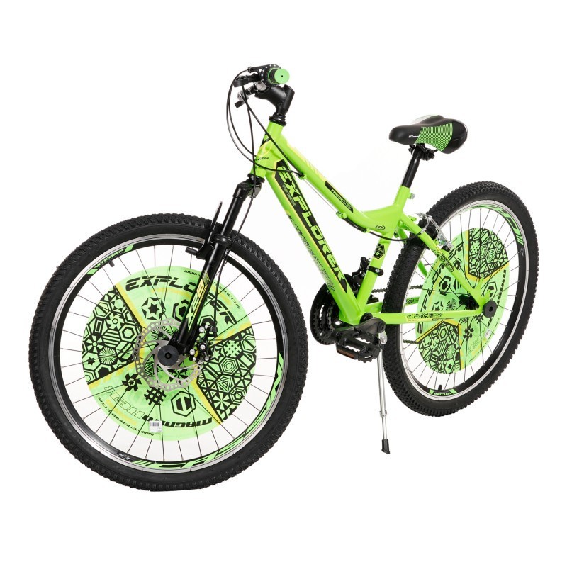 Jabeth Wilson fiction Kangaroo Bicicleta copii ZIZITO EXPLORER MAGNITO 24", verde/neagra - eMAG.ro