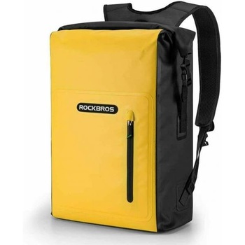 Geanta pentru fitness, Rockbros, AS-032, PVC, 25 l, 61 x 44 x 16 cm, Galben/Negru Geanta pentru fitness, Rockbros, AS-032, PVC, 25 l, 61 x 44 x 16 cm, Galben/Negru