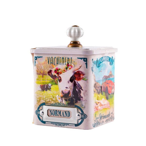 Cutie La Balade Normande, Caramele Normandia cu unt sarat 130 g