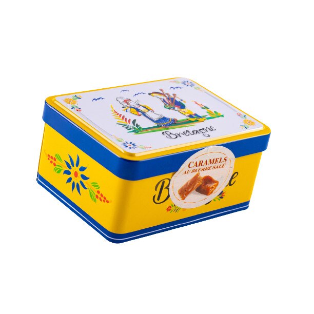 Cutie Bretagne, Caramele Guerande cu sare de mare „fleur de sel” 130 g
