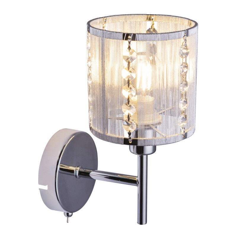 Aplica Walla Globo, 15091W, Crom, 1xE14