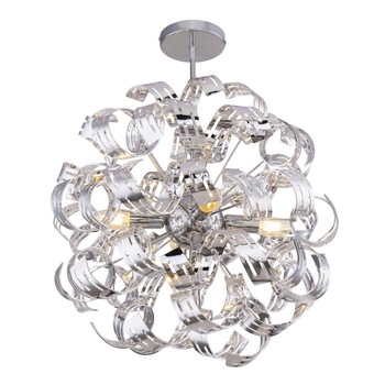 Plafoniera Falla Globo, 51505-4D, Crom, 4xE14 Plafoniera Falla Globo, 51505-4D, Crom, 4xE14