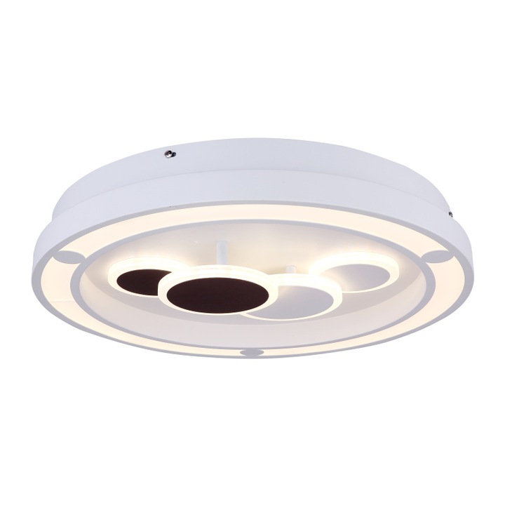 Globo, Плафон Kolli, 48405-50, Бял, LED 50W, Променлива светлина, 2300lm