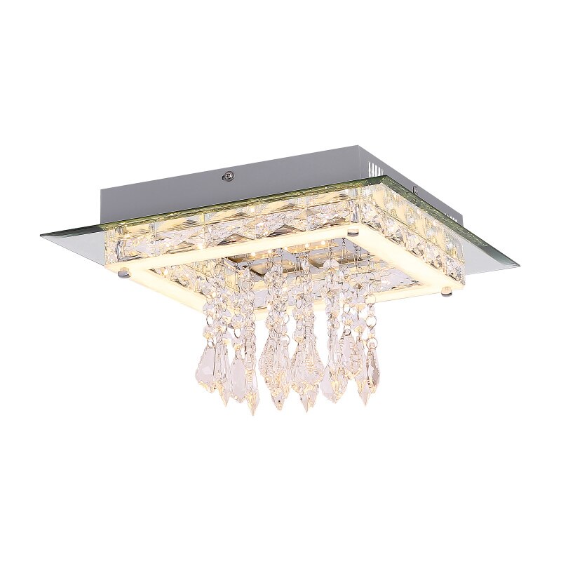 Plafoniera Tarragona Globo, 49339-24, Argintiu, LED 24W, Lumina Calda, 1400lm