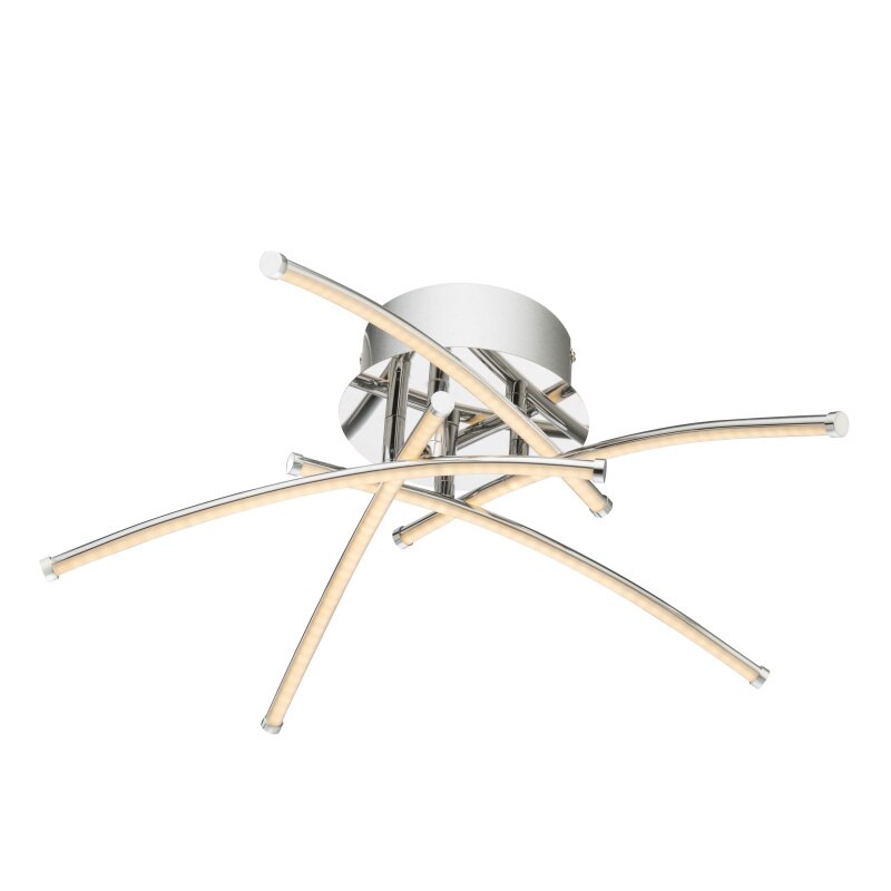 Plafoniera Shanghai Globo, 67085-20, Crom, LED 20W, Lumina Calda, 1035lm