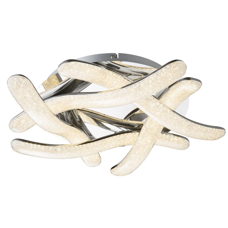 Plafoniera Nabro Globo, 67833-60, Crom, LED 60W, Lumina Calda, 4721lm