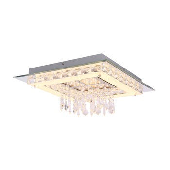 Plafoniera Tarragona Globo, 49339-36, Argintiu, LED 36W, Lumina Calda, 3050lm Plafoniera Tarragona Globo, 49339-36, Argintiu, LED 36W, Lumina Calda, 3050lm