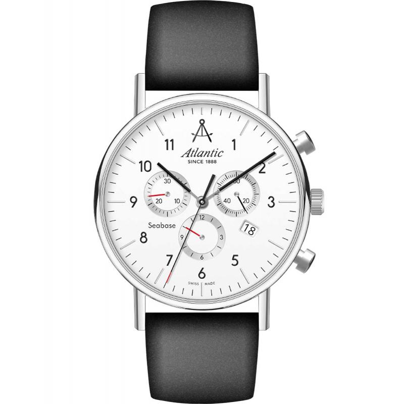 Ceas barbatesc Atlantic 60452.41.15 Quartz Argintiu