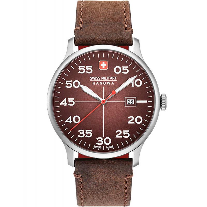 Ceas barbatesc Swiss Military 06-4280.7.04.005 Quartz Argintiu