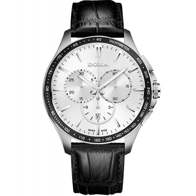 Ceas barbatesc Doxa 287.10.021.01 Quartz Argintiu