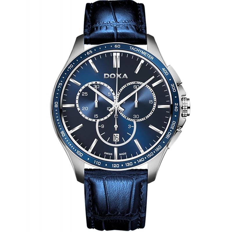 Ceas barbatesc Doxa 287.10.201.03 Quartz Argintiu