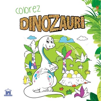 Colorez dinozauri - carte de colorat Colorez dinozauri - carte de colorat