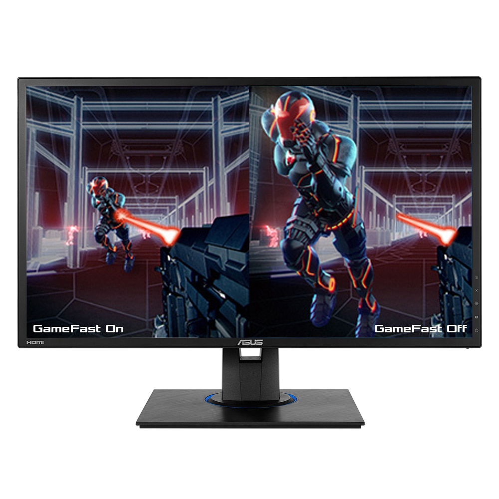 former currency Raw Monitor Gaming LED TN ASUS VG245H 24'', FHD, 1ms, 75Hz, FreeSync,  Flicker-free, Low Blue Ligh, Pivot, Negru, VG245H - eMAG.ro