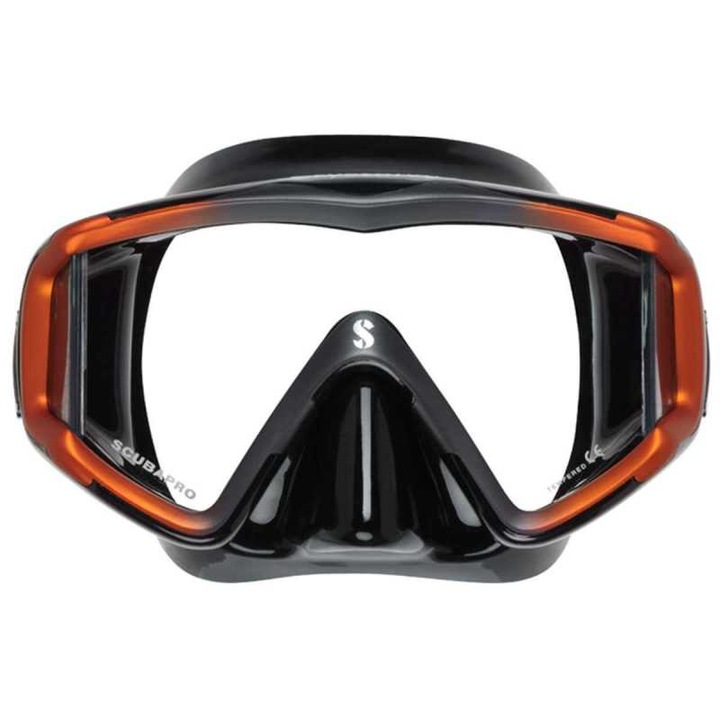 Маска Scubapro CRYSTAL VU Black, бронзова