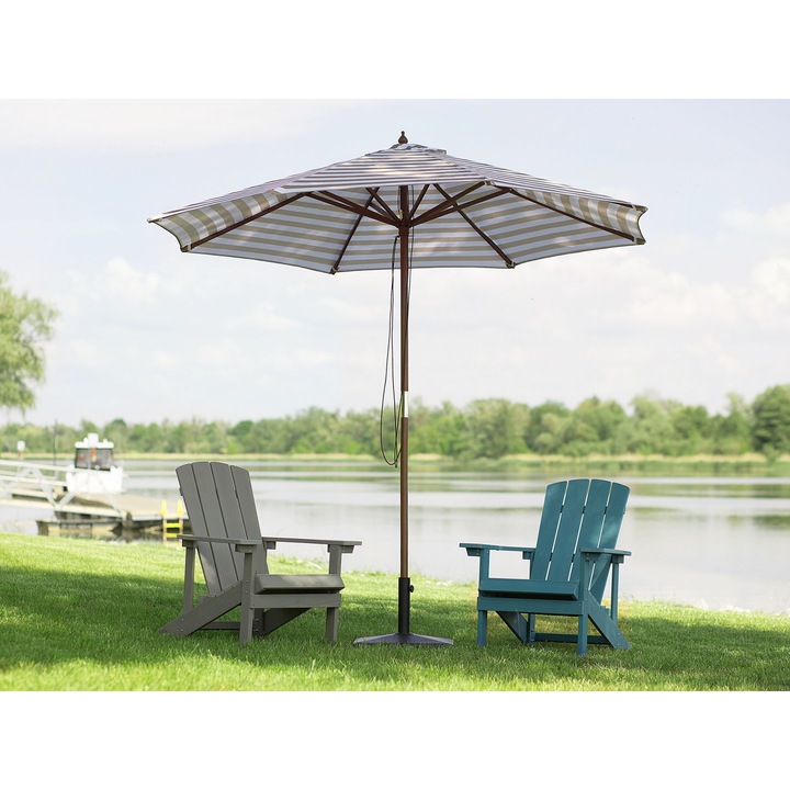 Fehér és bézs napernyő ⌀ 260 cm FERENTILLO