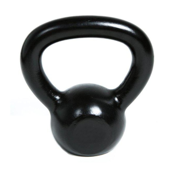 Gantera kettlebell, Spartan, 8 kg, negru, fonta