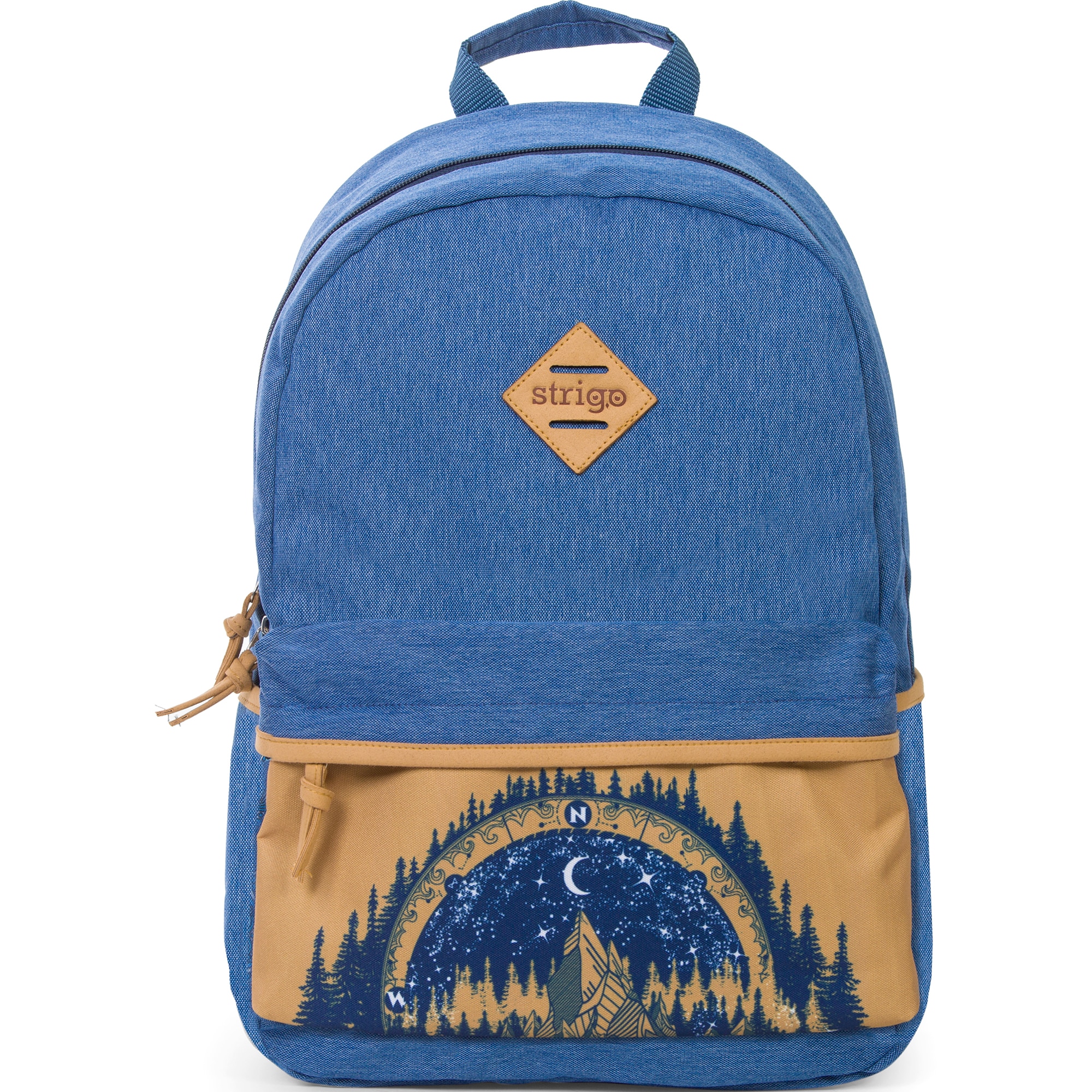 Ghiozdan Strigo BJ8 Basic Jeans 43x28x15cm