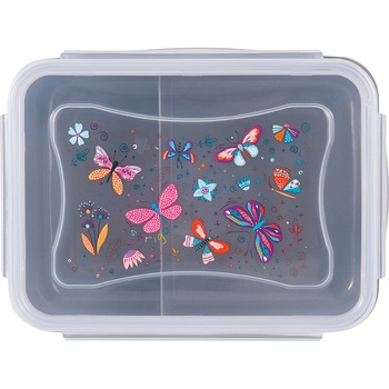 Cutie Strigo pentru alimente compartimentata, Butterflies Cutie Strigo pentru alimente compartimentata, Butterflies