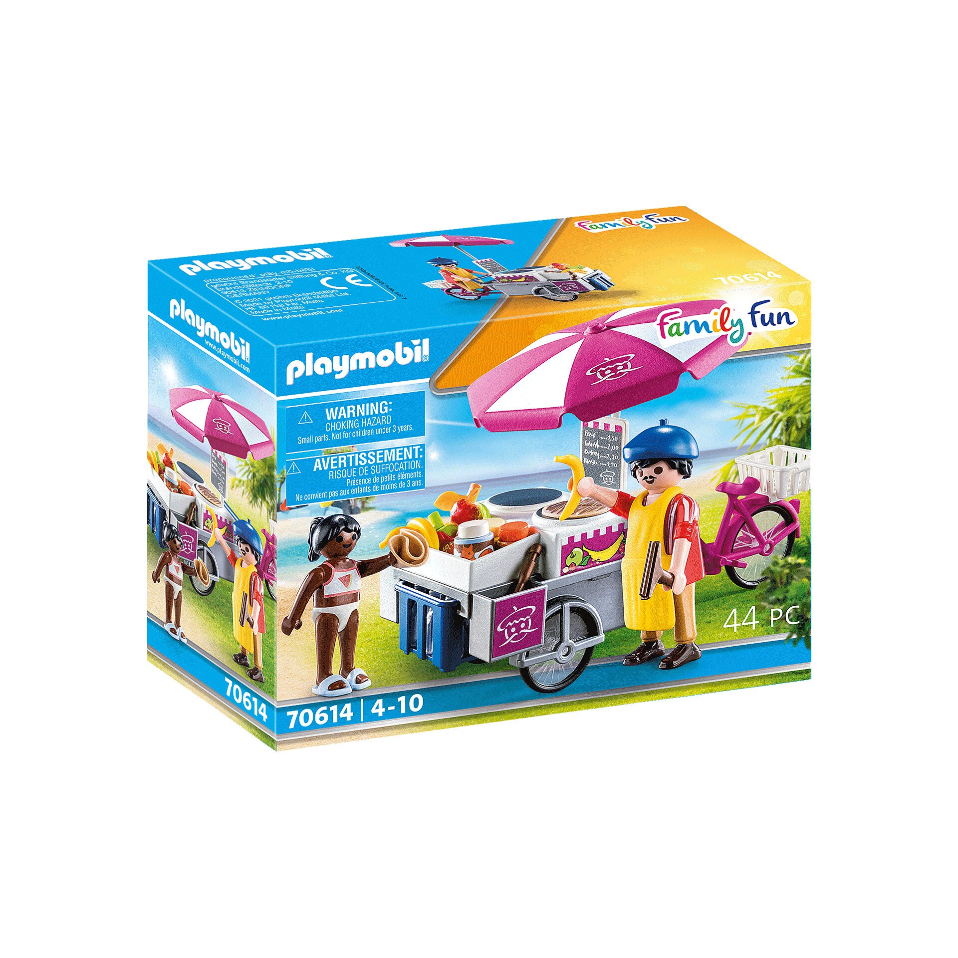 Set de joaca Playmobil Family Fun, Vanzator de clatite, 70614