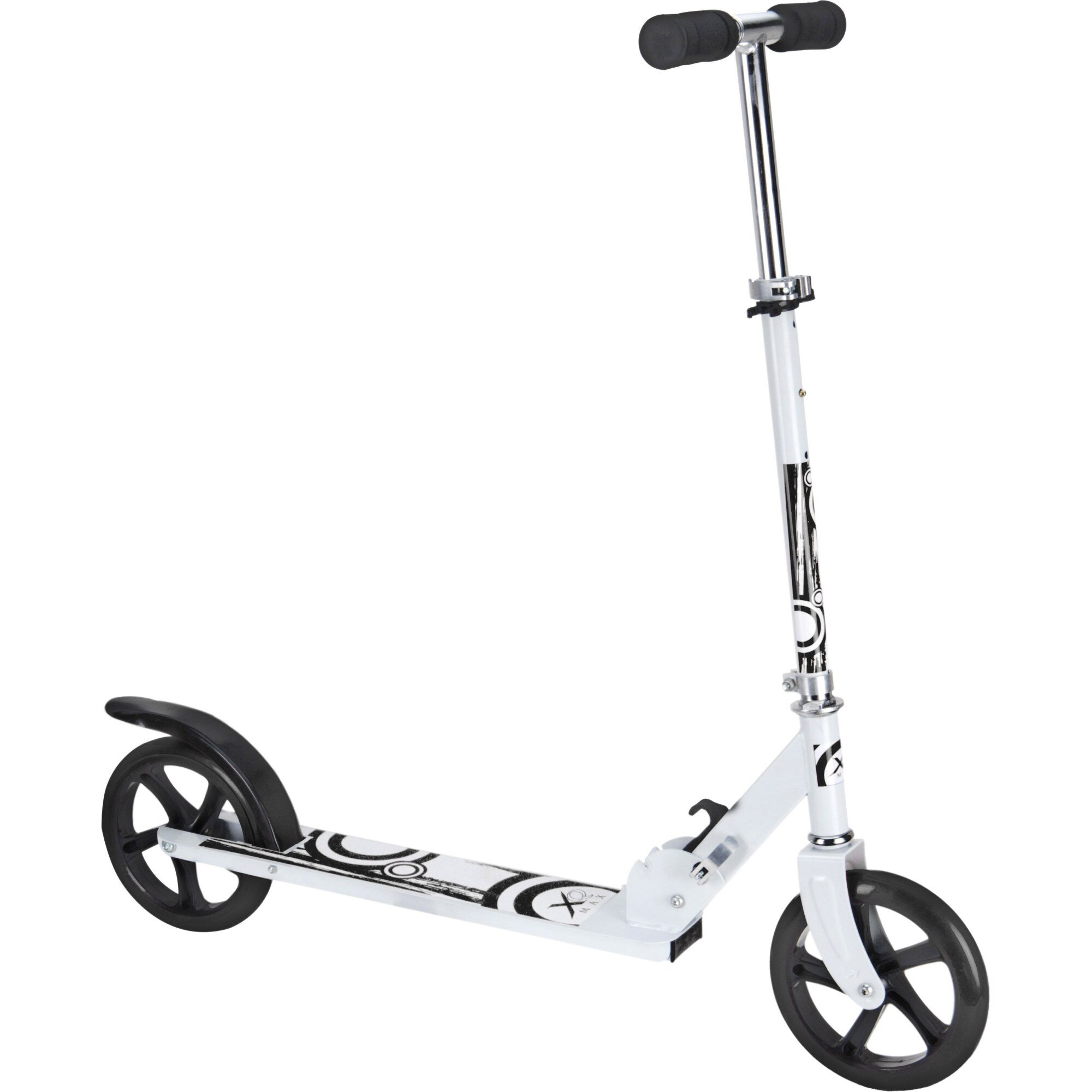 Trotineta XQ MAX, 89х33х99см, Negru / Alb