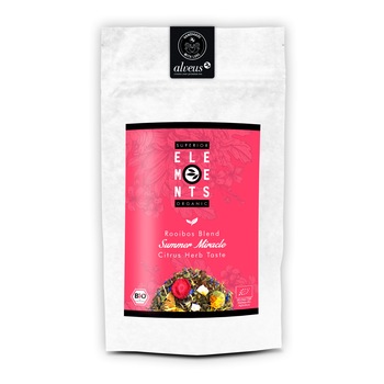 Ceai din Rooibos, plante si fructe Summer Miracle Superior Elements Organic 100g plic Ceai din Rooibos, plante si fructe Summer Miracle Superior Elements Organic 100g plic
