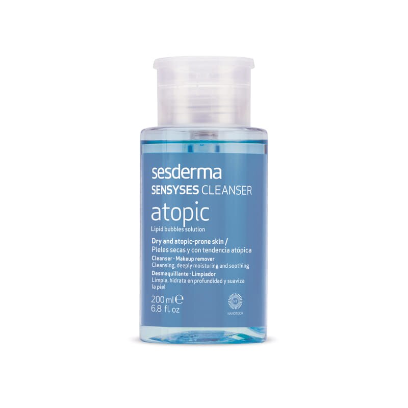 Solutie lipozomala dermatologica Sesderma Sensyses Atopic pentru demachiere, 200 ml