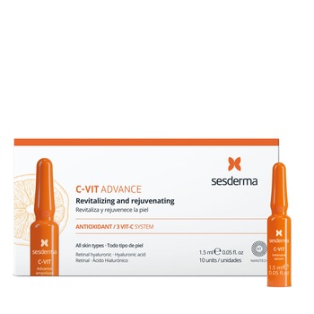 Fiole cu vitamina C Sesderma C-Vit Advance, 10 x 1.5 ml Fiole cu vitamina C Sesderma C-Vit Advance, 10 x 1.5 ml