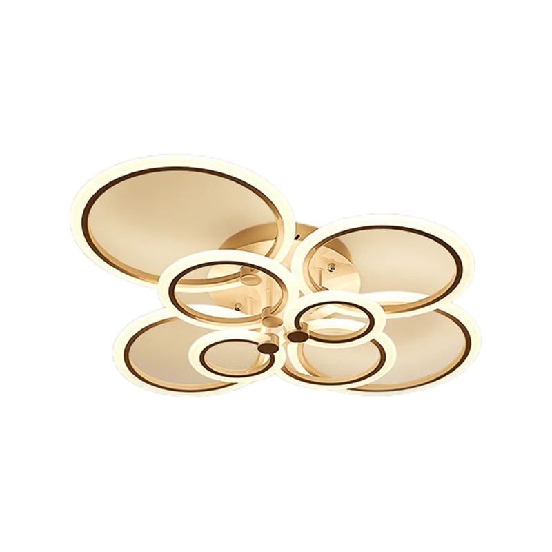 Lustra LED Clics UltraView, Reglabila prin Aplicatie IOS / Android sau telecomanda, Lumina calda, rece, neutra, 200W