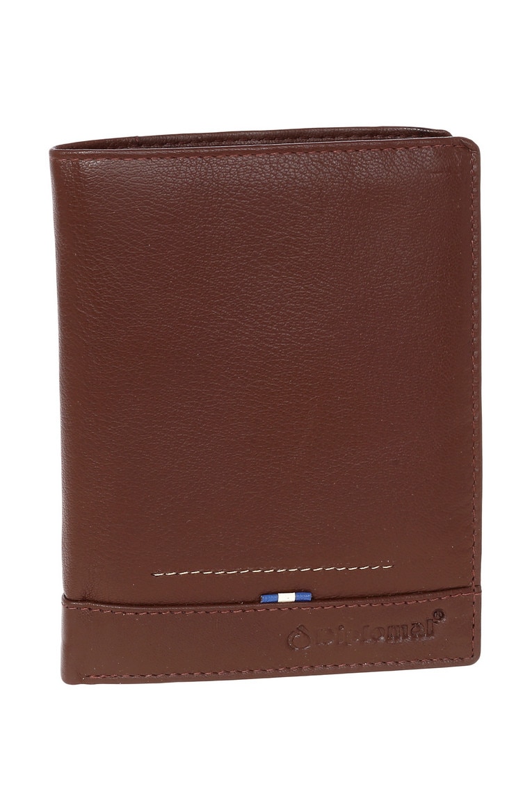 Portofel, Barbati, Piele Naturala, RFID* Secure, Diplomat, MN 114, Maro