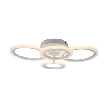 Lustra Led Clics UView, Reglabila, 2.4 Ghz, controlabila prin telecomanda si Aplicatie IOS / Android, Alba, 112W Lustra Led Clics UView, Reglabila, 2.4 Ghz, controlabila prin telecomanda si Aplicatie IOS / Android, Alba, 112W