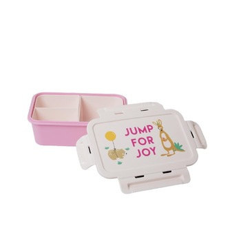 Cutie alimentara Rice, model animal, roz, 15x21 cm Cutie alimentara Rice, model animal, roz, 15x21 cm