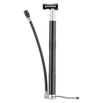 Pompa de aer Rockbros, 120 PSI, Presta / Schrader, Negru Pompa de aer Rockbros, 120 PSI, Presta / Schrader, Negru